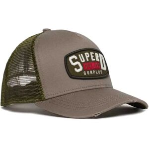 Superdry Dirt Road Cord Trucker Cap Dark Pebble Grey One Size male Superdry Dirt Road Cord Trucker Cap Dark Pebble Grey One Size male