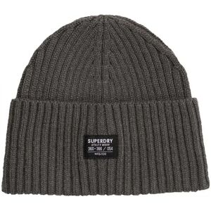 Superdry Workwear Beanie Charcoal One Size male Superdry Workwear Beanie Charcoal One Size male