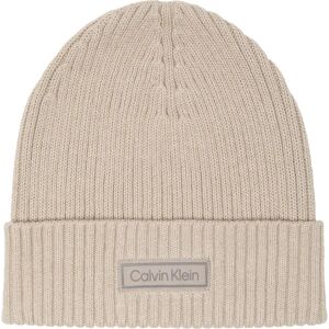 Calvin Klein Accessories Patch Chunky Beanie Chateau Grey One Size male Calvin Klein Accessories Patch Chunky Beanie Chateau Grey One Size male