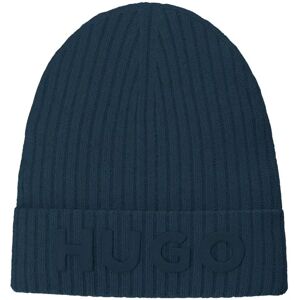 Hugo Boss X565-7 10265980 Beanie Dark Blue One Size male Hugo Boss X565-7 10265980 Beanie Dark Blue One Size male