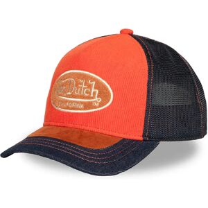 Von Dutch Vd/1/ct/shield/04 Cap Orange One Size male Von Dutch Vd/1/ct/shield/04 Cap Orange One Size male
