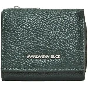 Mandarina Duck Mellow Leather Small Wallet Pine Green One Size Women Mandarina Duck Mellow Leather Small Wallet Pine Green One Size Women