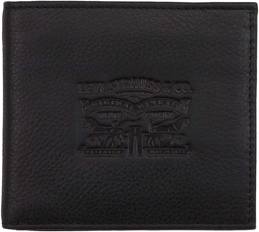 Levi's Accessories Vintage Two Horse Bifold Wallet Regular Black One Size Men