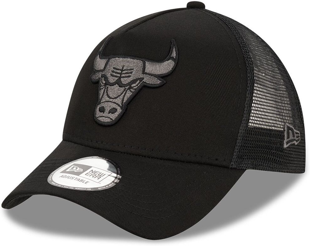 New Era Chicago Bulls Nba E Frame Trucker Adjustable Cap Black One Size male