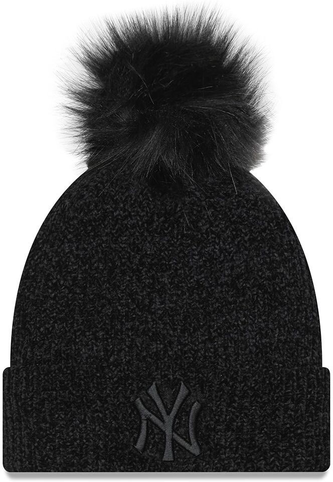New Era New York Yankees Chenille Bobble Beanie Black One Size male