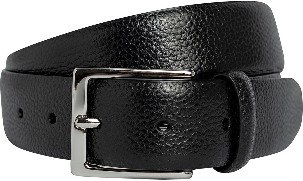 Hackett 32mm Pebble Leather Belt Black 32 Men
