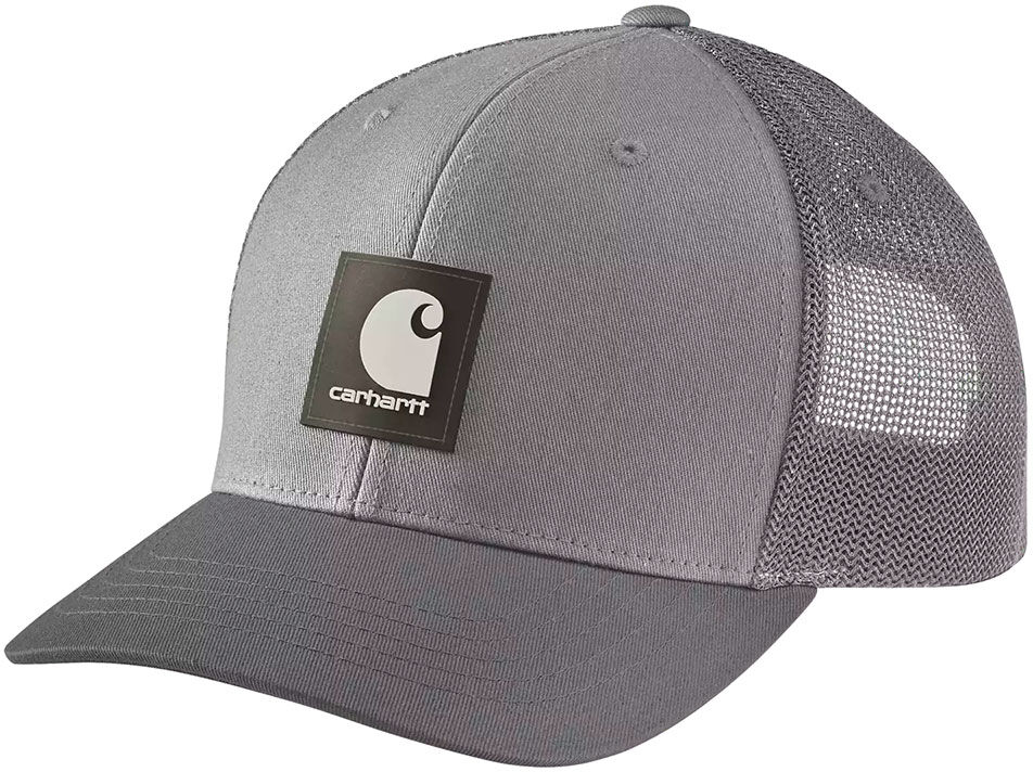 Carhartt Rugged Flex Twill Mesh-back Logo Patch Cap Asphalt One Size male