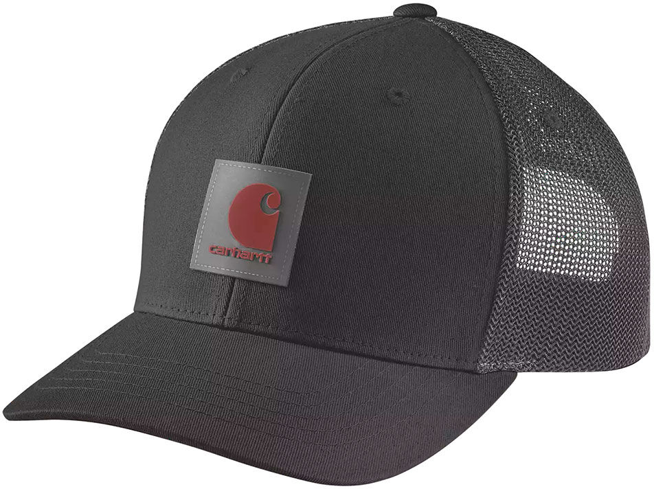Carhartt Rugged Flex Twill Mesh-back Logo Patch Cap Black One Size male