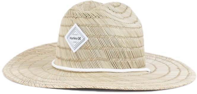 Hurley Diamond Straw Hat Refurbished Khaki One Size unisex