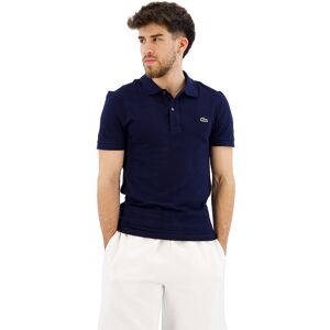 Lacoste Slim Fit Petit Pique Short Sleeve Polo Navy Blue S Men