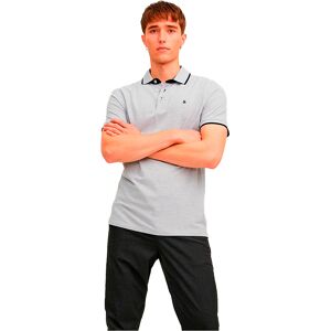 Jack & Jones Epaulos Short Sleeve Polo Light Grey Melange S Men