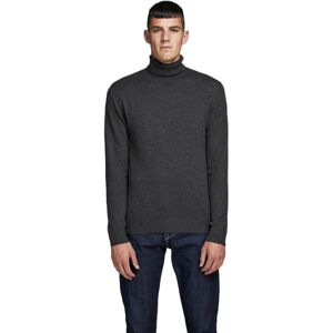 Jack & Jones Emil Knit High Neck Sweater Dark Grey Melange XL Men