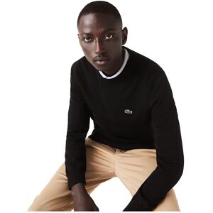 Lacoste Classic Fit Crew Organic Cotton Sweater Black 2XL Men