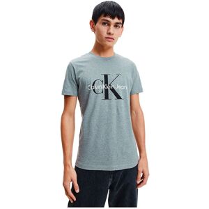 Calvin Klein Jeans Core Monogram Slim Short Sleeve T-shirt Mid Grey Heather L Men