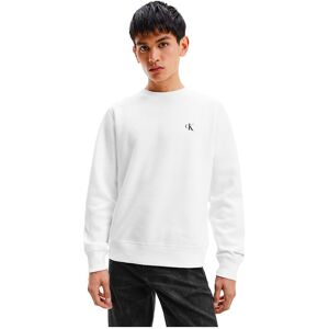 Calvin Klein Jeans Cotton Blend Crew Sweatshirt Bright White L Men