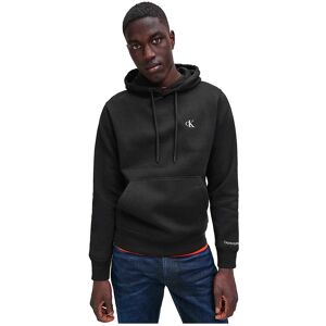 Calvin Klein Jeans Cotton Blend Hoodie CK Black 2XS Men