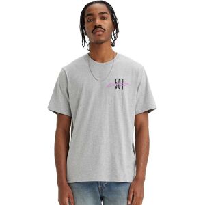 Levi´s ® Relaxed Fit Short Sleeve T-shirt Ssnl 501 Archival Emb Midtone Heather Grey XL Men