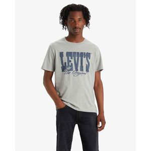 Levi´s ® Graphic Short Sleeve T-shirt Western Htg Logo Midtone Heather Grey S Men