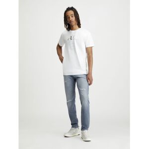 Calvin Klein Jeans Monogram Echo Graphic Short Sleeve T-shirt Bright White XL Men