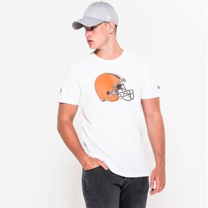 New Era Nfl Regular Cleveland Browns Short Sleeve T-shirt White S Men