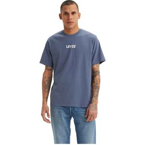 Levi´s ® Relaxed Fit Short Sleeve T-shirt Blue / Wave Aop Hl Logo S Men