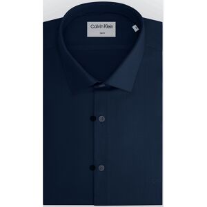 Calvin Klein Twill Easy Care Slim Fit Long Sleeve Shirt Night Sky 38 Men