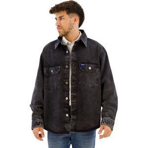 Hugo Boss Ebolt 10259368 Blue Overshirt Dark Grey L Men