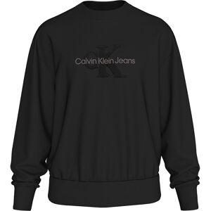 Calvin Klein Jeans Chenille Monologo Sweatshirt Ck Black M Men