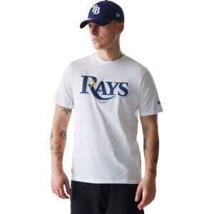 New Era Mlb Regular Tampa Bay Rays Short Sleeve T-shirt White XL Men,Women