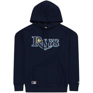 New Era Mlb Regular Tampa Bay Rays Hoodie Dark Blue 2XL Men,Women