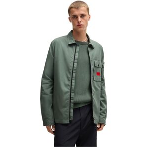 Hugo Boss Emmond Long Sleeve Shirt Open Green M Men