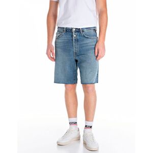 Replay My9z1.000.800764 Denim Shorts Medium Blue 32 Men