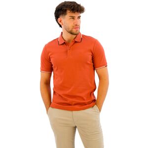 Calvin Klein Liquid Touch Block Tipping Short Sleeve Polo Barn Red M Men