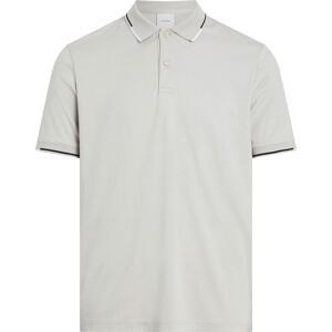Calvin Klein Liquid Touch Block Tipping Short Sleeve Polo Dove M Men