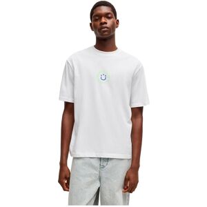 Hugo Boss Blue Napoka 01 Short Sleeve T-shirt White M Men