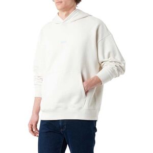 Hugo Boss Blue Nazardo 10257685 Hoodie Open White 2XL Men