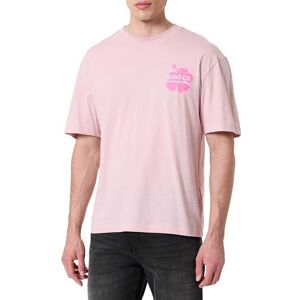 Hugo Boss Blue Nodiwop 01 Short Sleeve T-shirt Light / Pastel Pink S Men