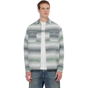 Scotch & Soda 180122 Relaxed Fit Long Sleeve Shirt Amsterdam Green Stripe S Men