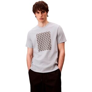 Calvin Klein Jeans Graphic Puff Short Sleeve T-shirt Quarry L Men
