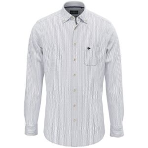 Fynch Hatton Blue Story Prints Long Sleeve Shirt Summer Breeze XL Men
