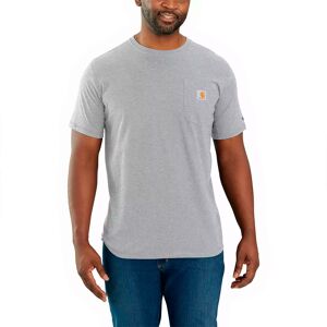 Carhartt Force Pocket Short Sleeve T-shirt Heather Grey M Men