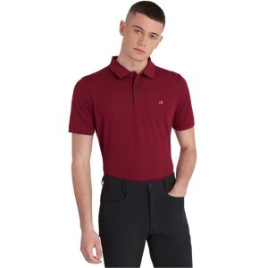 Calvin Klein Golf Planet Short Sleeve Polo Burgundy L Men