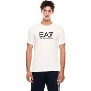 Ea7 Emporio Armani 7m000899_af10373 Short Sleeve T-shirt Cream / Black L Men