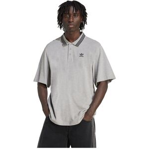adidas Originals Adicolor Loose Short Sleeve Polo Medium Grey Heather / Black XL Men