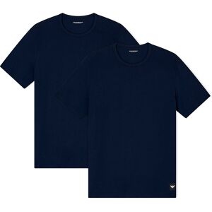 Emporio Armani Logolabel Short Sleeve T-shirt 2 Units Navy / Navy L Men