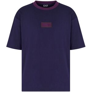 Ea7 Emporio Armani Train 7.0 Print Short Sleeve T-shirt Evening Blue L Men,Women
