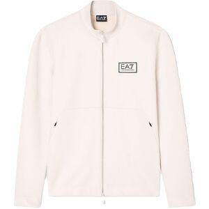 Ea7 Emporio Armani Train Gold Label Alcantara Full Zip Sweatshirt Rainy Day L Men