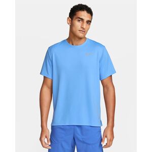 Nike Dri-fit Uv Miler Short Sleeve T-shirt Sky Blue XL Men
