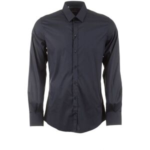 Dolce & Gabbana 736605 Long Sleeve Shirt Dark Blue 40 Men