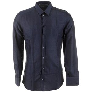 Dolce & Gabbana 746183 Long Sleeve Shirt Navy Blue 37 Men